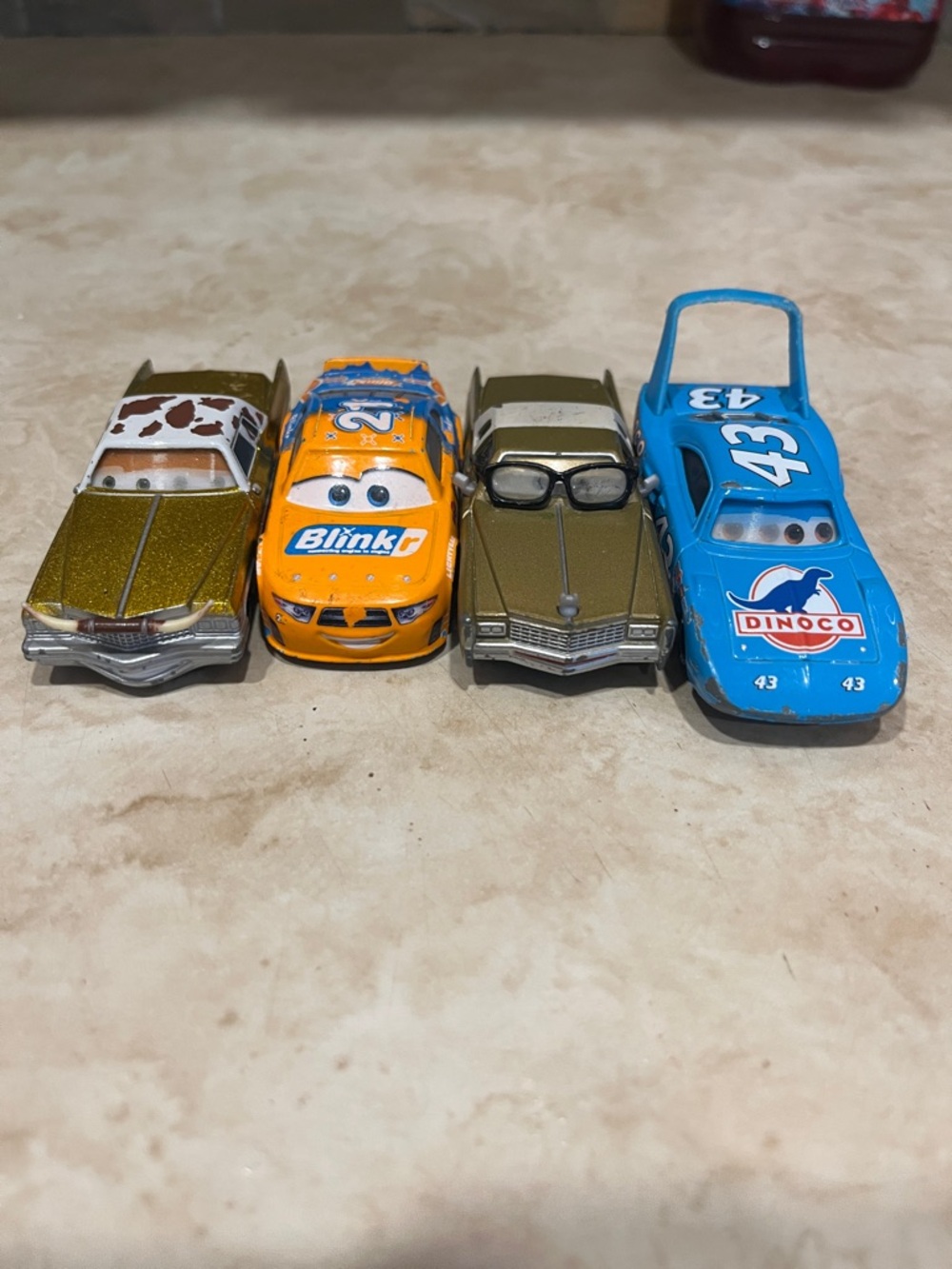 Cars Die-Cast Toy Car - Blue Dinoco #43